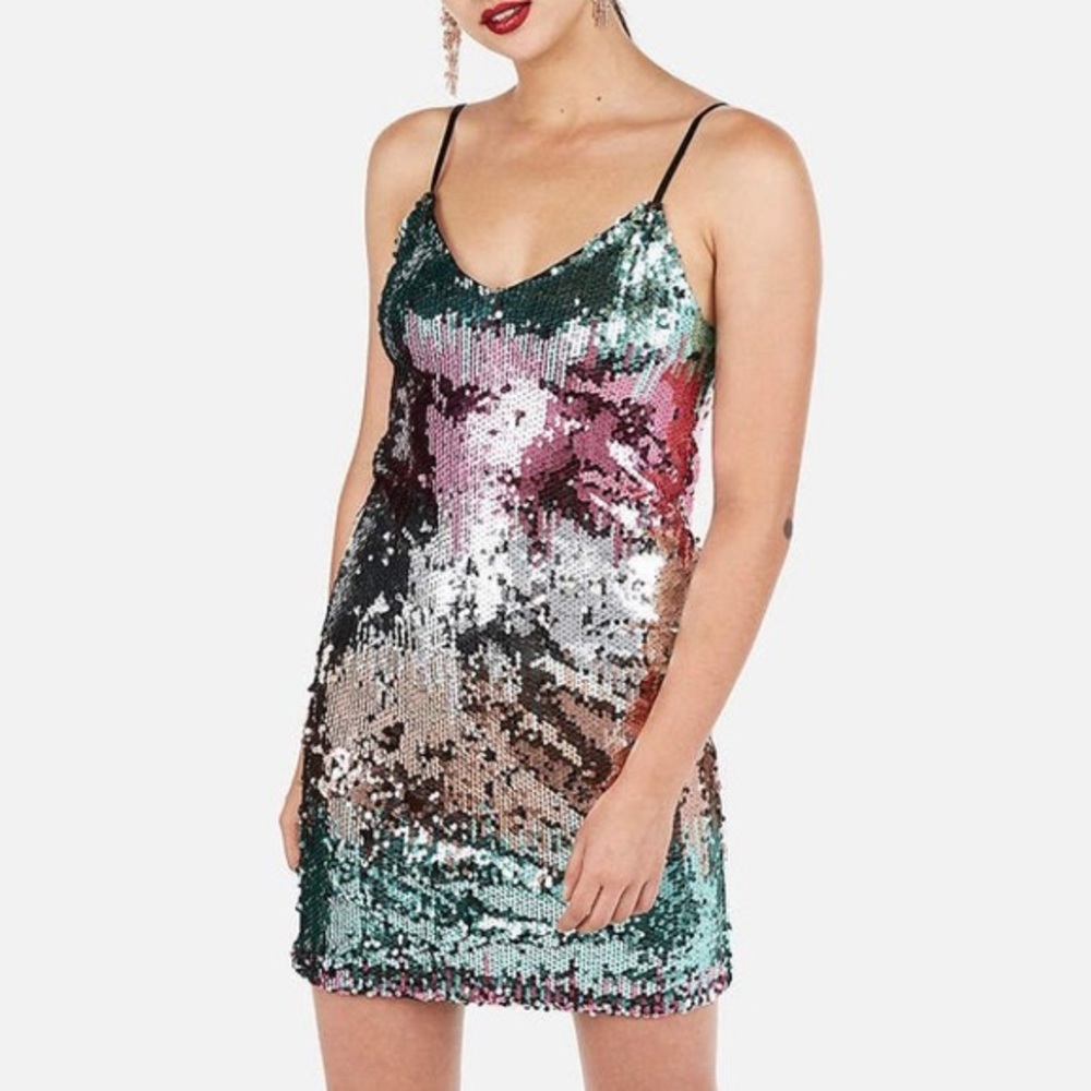 Express Sequin dress - Size XS